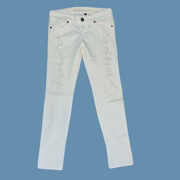 GUESS Jeans - ripped white denim - Picture 2 of 5